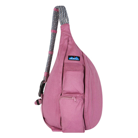 KAVU Original Rope Bag Sling Pack with Adjustable Rope Shoulder Strap - Cactus Flower