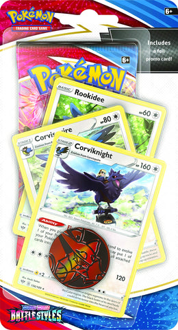PokÃƒÆ’Ã‚Â©mon TCG - Sword & Shield 5 Battle Styles - Premium Checklane Blister (one at Random)