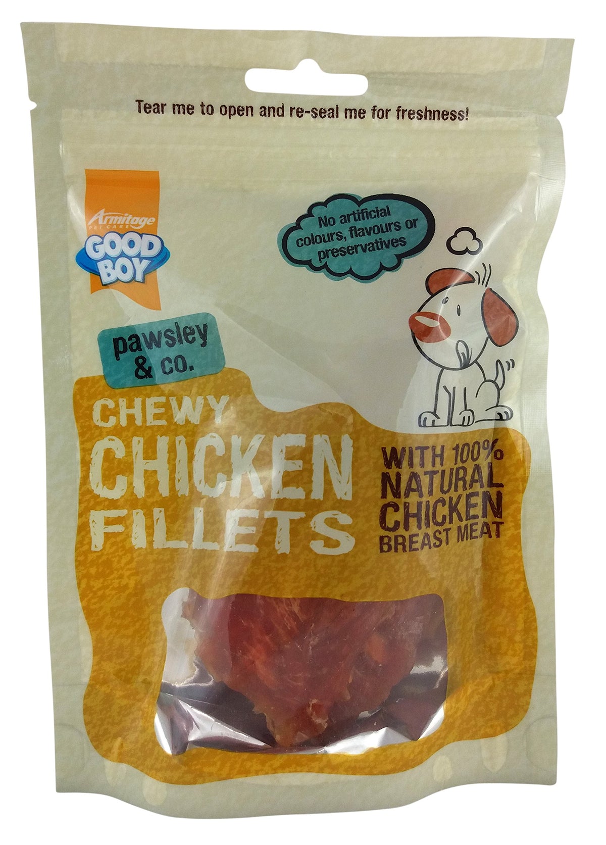 Good Boy Chewy Chicken Fillets - 80g (3 Packs)