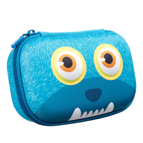 ZIPIT Wildlings Pencil Box for Kids | Pencil Case for School | Organizer Pencil Bag | Large Capacity Pencil Pouch (Blue)