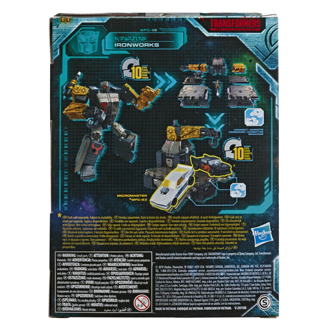 Transformers Toys Generations War for Cybertron: Earthrise Deluxe Wfc-E8 Ironworks Modulator Figure - Kids Ages 8 & Up, 5