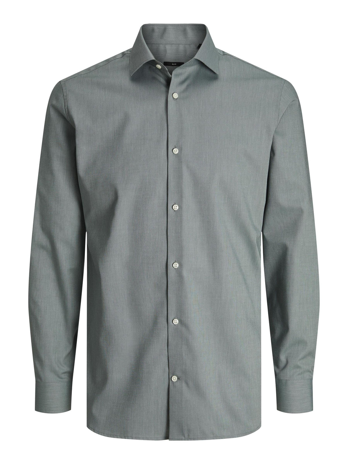JACK & JONES Men's Jprblaparker Shirt L/S Noos Hooded Sweatshirt, Balm Green/fit: Slim fit, M