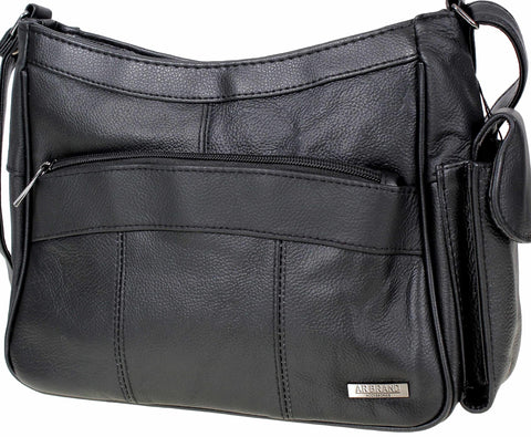 AR BRAND EST. 2021 LADIES LEATHER HANDBAG ORGANISER SHOULDER BAG SATCHEL COWHIDE