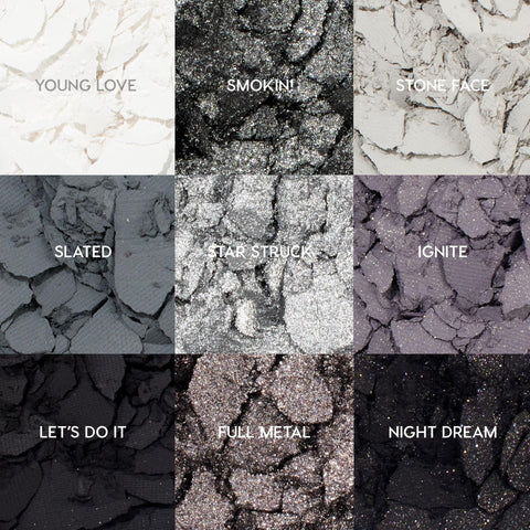 Colourpop Blowin' Smoke Eyeshadow Palette - Silver Eyeshadow and Smokey Eye Eyeshadow Palette with Metallic and Matte Finishes - High-Pigment Eye Makeup with a Long-Wearing Formula (0.3 oz)