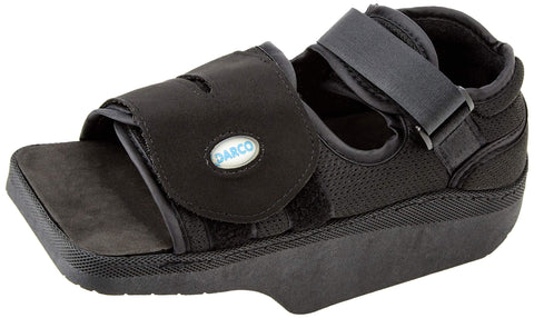 Darco Orthowedge Shoe, Orthapaedic Shoe, For Injury and Recovery, Rehabilitation and Physio, Black, Medium