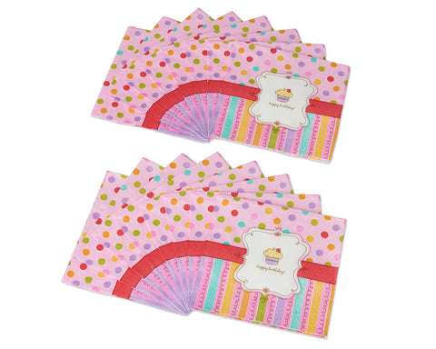 American Greetings Sweet Stuff Party Supplies, Beverage Napkins (16-Count)