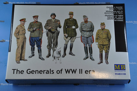 Master Box The Generals of WW II 6 Figures 1/35 35108
