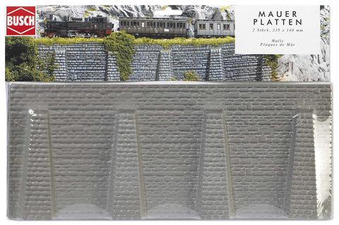 Busch 7031 Stone Wall 2/ HO Scenery Scale Model Scenery