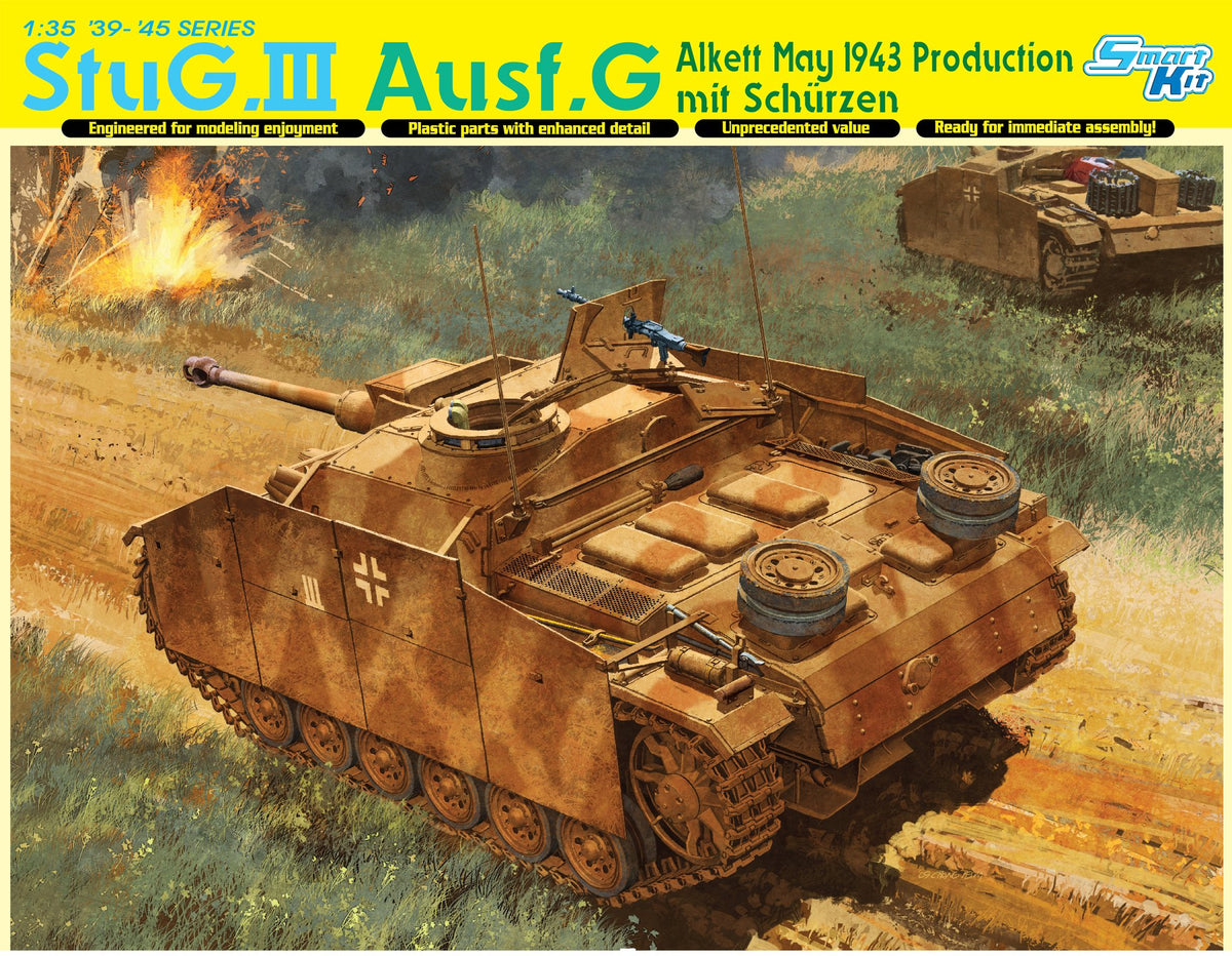 Dragon Models StuG.III Ausf.G May 1943 Production - Smart Kit (1/35 Scale)