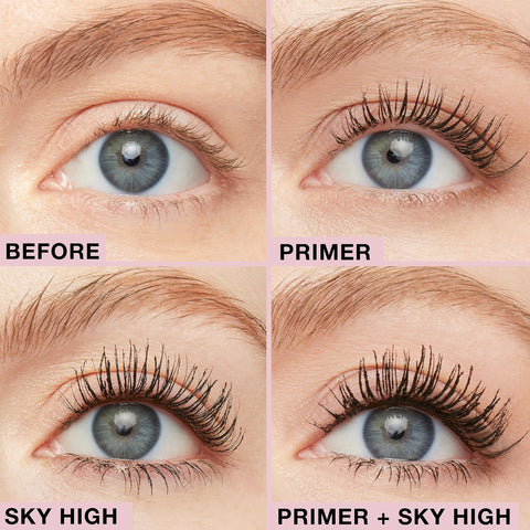 Maybelline Lash Sensational Mascara and Tinted Primer Set, Includes Cosmic Black Mascara and Soft Black Primer, 1 Makeup Gift Set