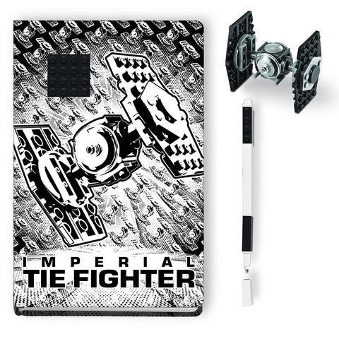 Santoki - Lego Star Wars Tie Fighter Journal with Recruitment Set and Black Gel Pen