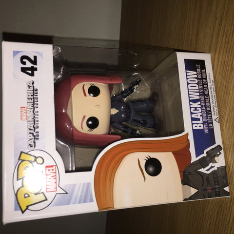 Funko POP Heroes: Captain America Movie 2 - Black Widow Action Figure