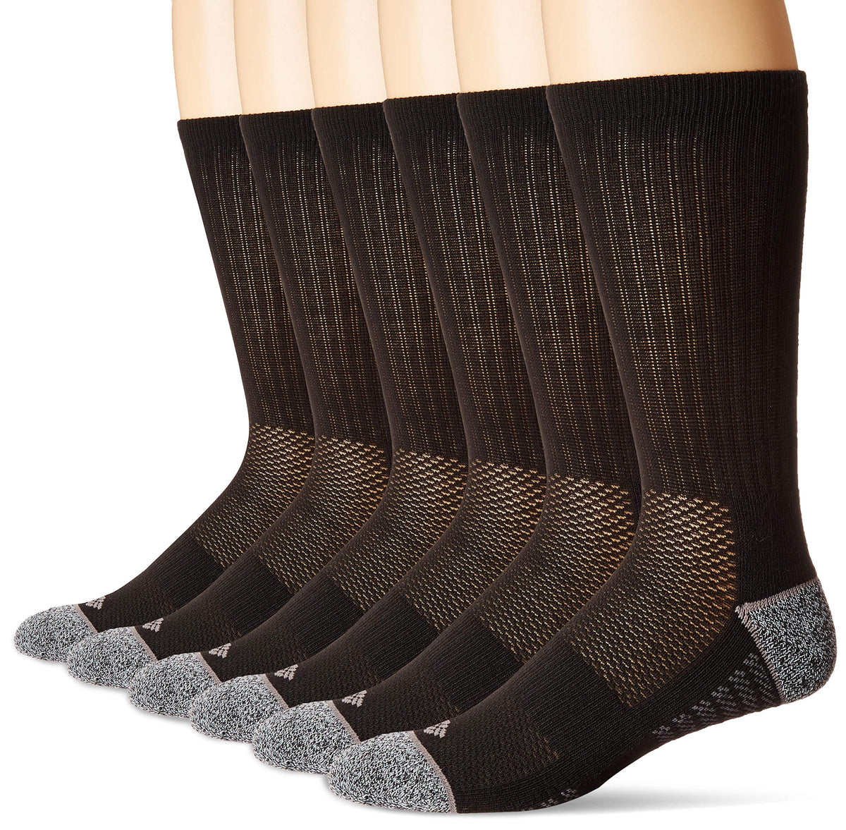 Columbia Men's Crew Casual Sock, Black, 10-13 (Shoe Size 6-12 US
