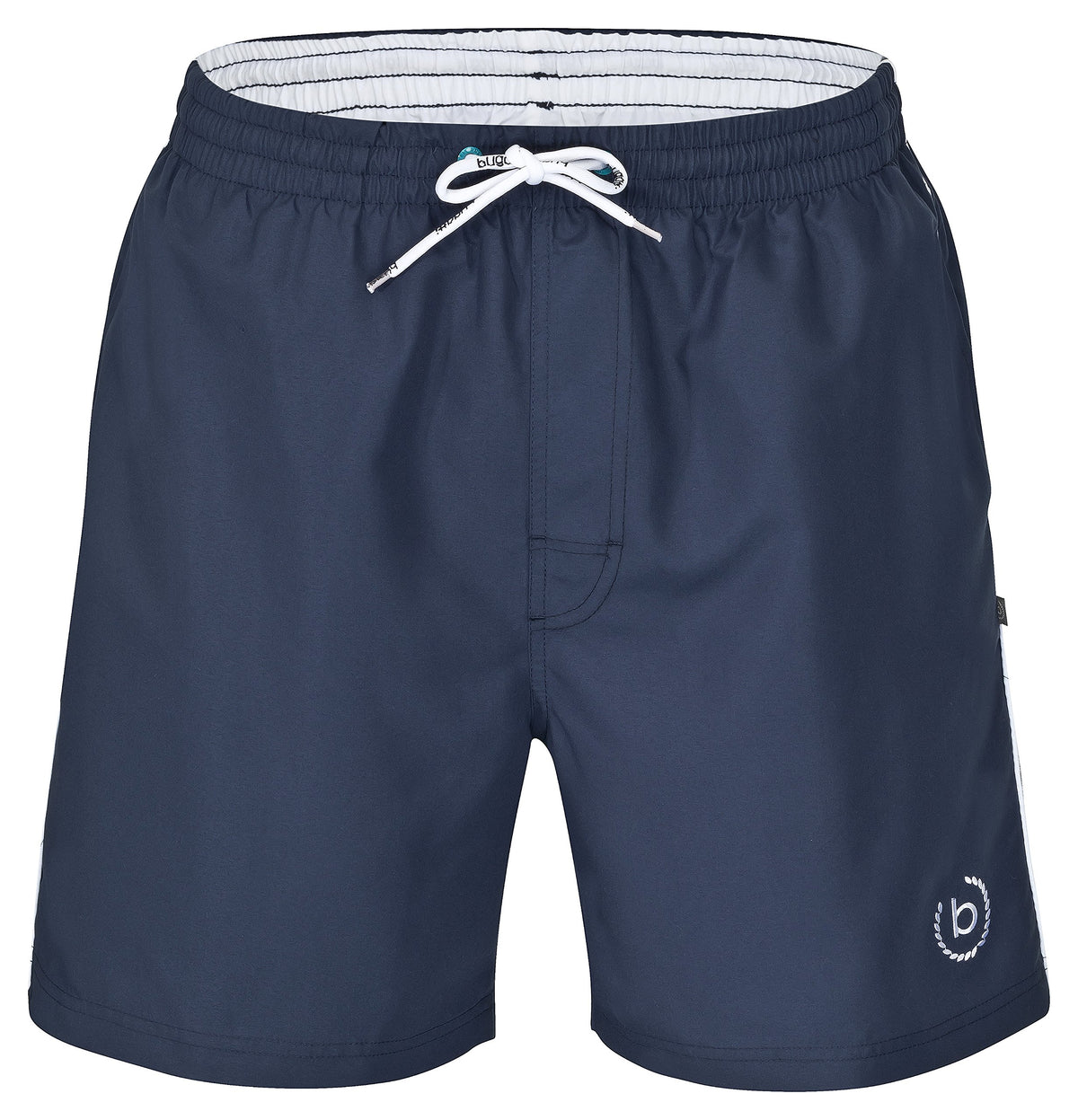 bugattiÂ® - Men's Swimming Shorts in Blue, Green, Navy, Red, Black or Turquoise, Navy/Navy, XXL