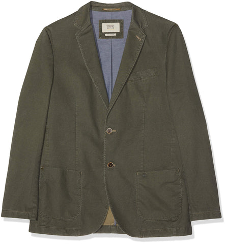 camel active Men's 442525 Blazer, Green (Olive 37), 42L