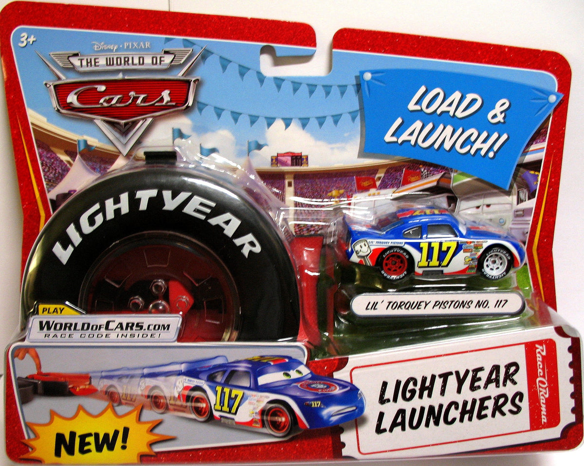 Disney / Pixar CARS Movie 1:55 Die Cast Car Lightyear Launchers Lil' Torquey ...