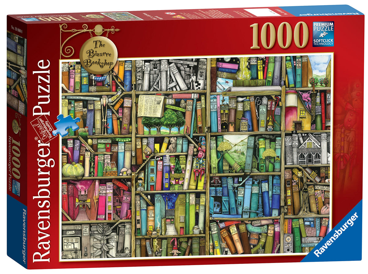 Ravensburger Colin Thompson The Bizarre Bookshop 1000 Piece Jigsaw Puzzle for Adults and Kids Age 12 Years Up