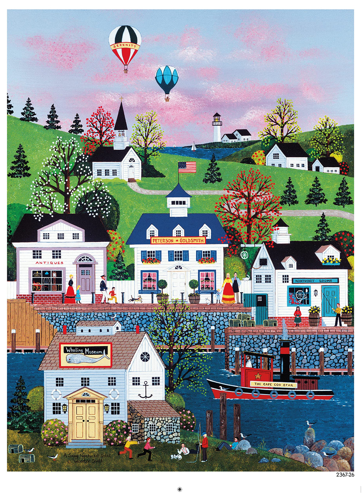 Ceaco - Jane Wooster Scott - Nantucket - 550 Piece Jigsaw Puzzle, 24 x 18