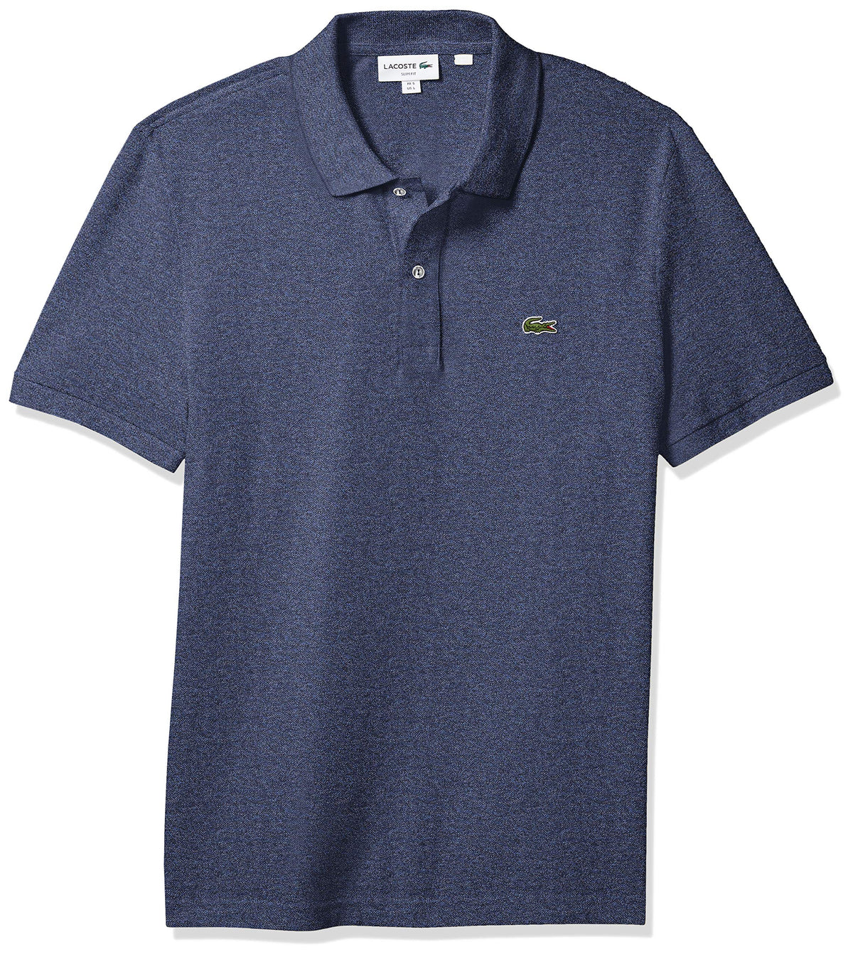 Lacoste Mens Men's Short Sleeve Classic Pique Polo Shirt, Heather Nebula, 4X-Large