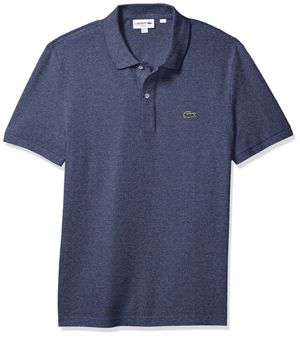 Lacoste Mens Men's Short Sleeve Classic Pique Polo Shirt, Heather Nebula, 4X-Large