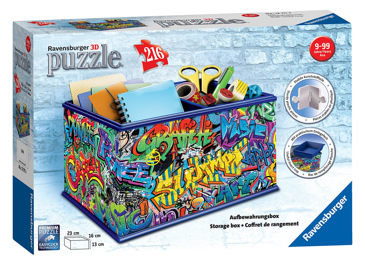 Storage Box - Graffiti Design 216 Piece 3D Puzzle