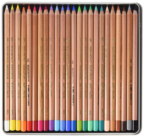 KOH-I-NOOR Artist's Soft Pastel Pencils (Set of 24)