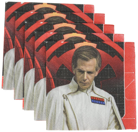 Amscan 501831 Star WarsÃƒÆ’Ã‚Â¢ÃƒÂ¢Ã¢â€šÂ¬Ã…Â¾Ãƒâ€šÃ‚Â¢ Rogue 1 Beverage Napkins, 16pcs, Party Favor