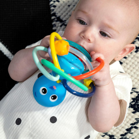 Baby Einstein Ocean Explorers OpusÃƒÆ’Ã‚Â¢ÃƒÂ¢Ã¢â‚¬Å¡Ã‚Â¬ÃƒÂ¢Ã¢â‚¬Å¾Ã‚Â¢s Shake & Soothe Teether Toy & Rattle, Ages 0 Months and Up