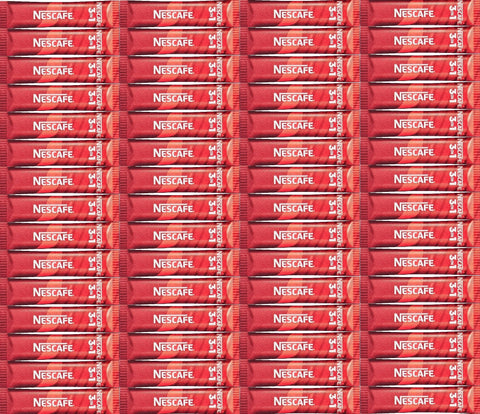 Nescafe 3in1 Original EU Made Long Expiry Date Individual Instant Coffee Sachets (100 sachets)