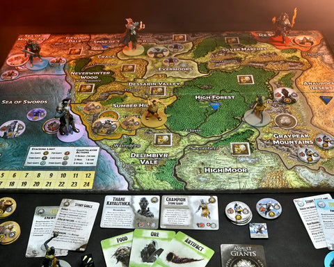 Dungeons & Dragons: Assault of the Giants Board Game - Premium Edition