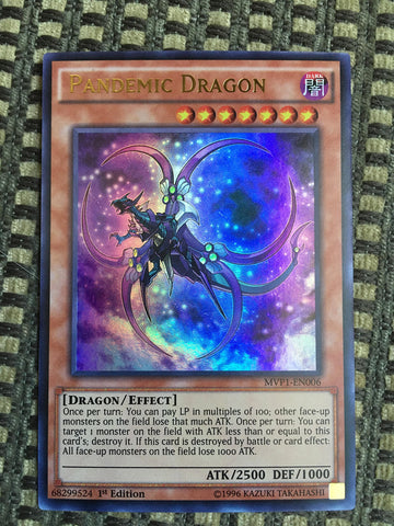 Yu-Gi-Oh! - Pandemic Dragon (MVP1-EN006) - The Dark Side of Dimensions Movie Pack - 1st Edition - Ultra Rare