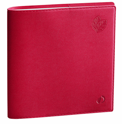 Quo Vadis - Collection: Equology EXECUTIF Recycled - Calendar Year Diary - Weekly - 16 x 16 cm - Multilingual Edition - 13 Months December-December - Cherry Red - Year 2023