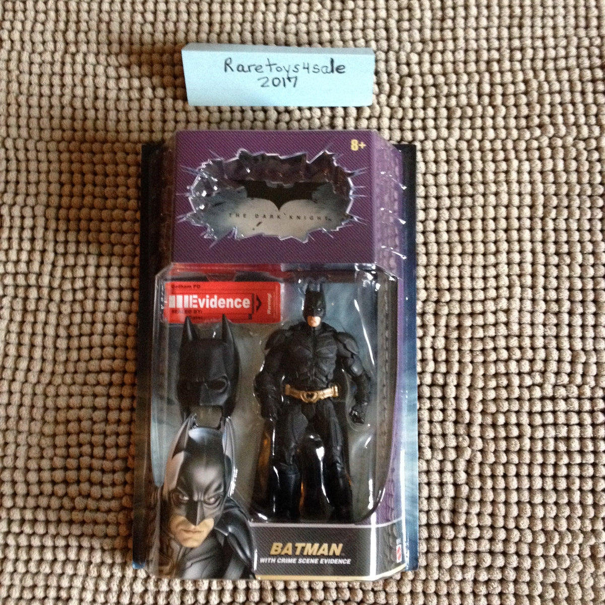 Batman Dark Knight Movie Master Deluxe Action Figure Batman from Batman Begins (Crime Scene Evidence)