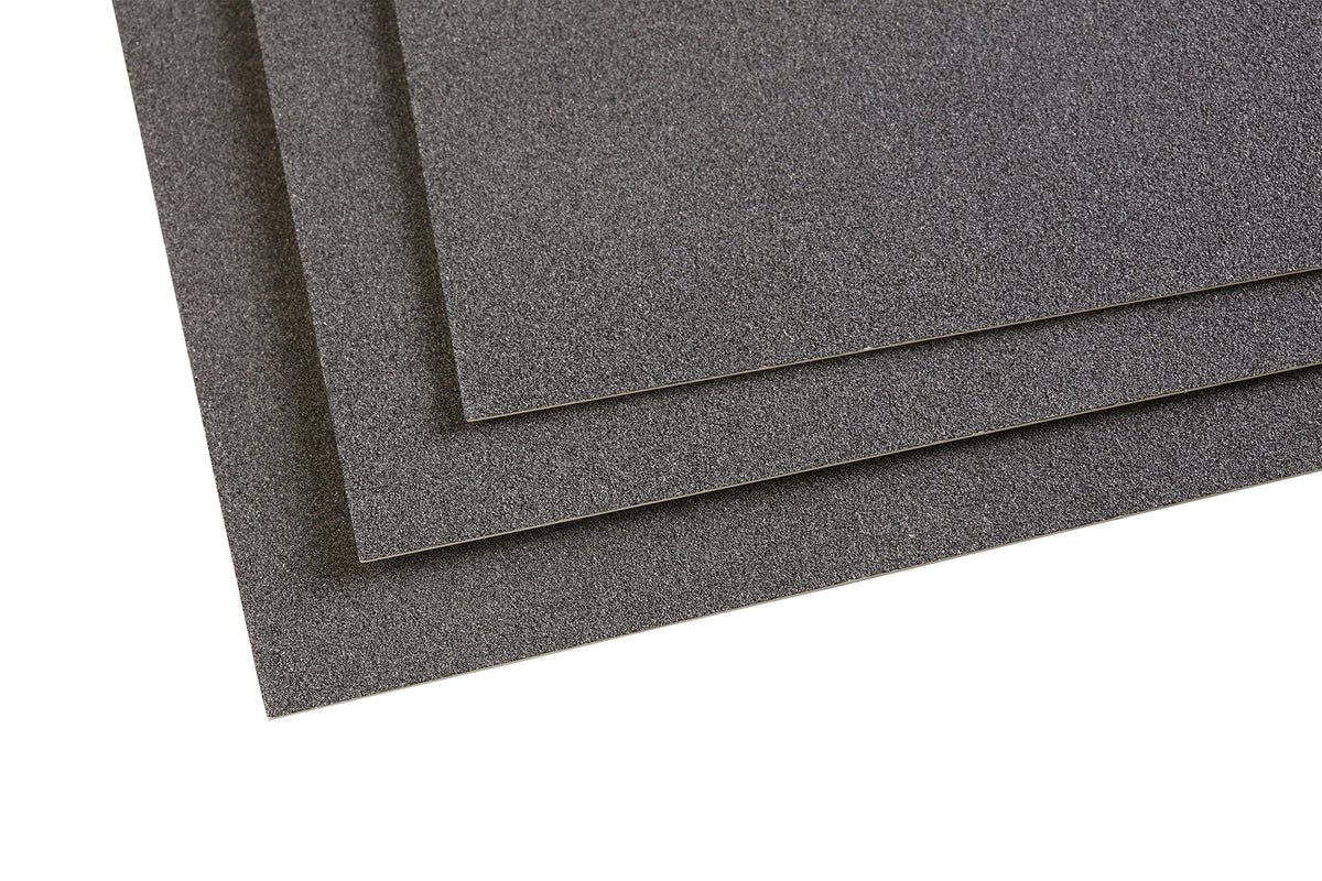 Clairefontaine - Ref 197015C - Pastelmat Card Sheets (Pack of 5 Sheets) - 360gsm Card - 24 x 32cm - Anthracite Colour - Specially Formulated for Use with Pastels