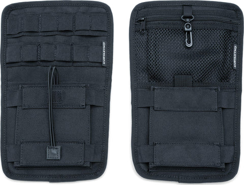 Kuryakyn 5287 Motorcycle Accessory: Internal Saddlebag Storage Organizer for Harley-Davidson Motorcycles, Black