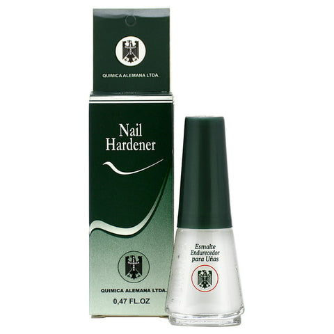 QUIMICA ALEMANA Nail Hardener (protective barrier prevents chipping, peeling and splitting) - Size 0.47 Fl.oz (Pack of 6)