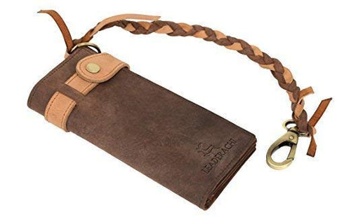 Leaderachi - Genuine Leather Unisex Long Wallet [BURLINGTON]