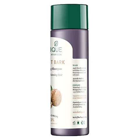 Biotique Walnut Volume and Bounce Shampoo and Conditioner | For Fine and Thinning Hair| Volumizing Shampoo for Thin Hair |100% Botanical Extracts |190ml