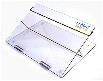READAT (Make in India) Acrylic Table TOP (PS Sheet) Elevator Small Size 16 * 12 INCHES in 7MM Thickness in Transparent/Clear Sheet with Fully Height Adjustable
