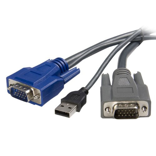 StarTech.com 6 ft Ultra-Thin USB VGA 2-in-1 KVM Cable (SVUSBVGA6)