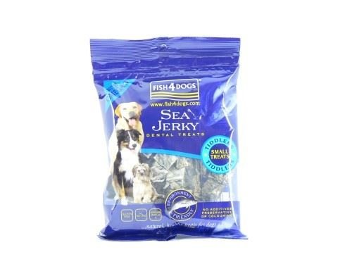 (4 Pack) Fish4Dogs - Sea Jerky Tiddlers 100g
