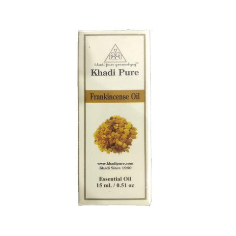 Khadi Pure Herbal Frankincense Essential Oil, 15 ml,Black,KPFRNKCNSEOX1