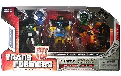 Transformers Universe Warriors From Three Worlds 3 Pack