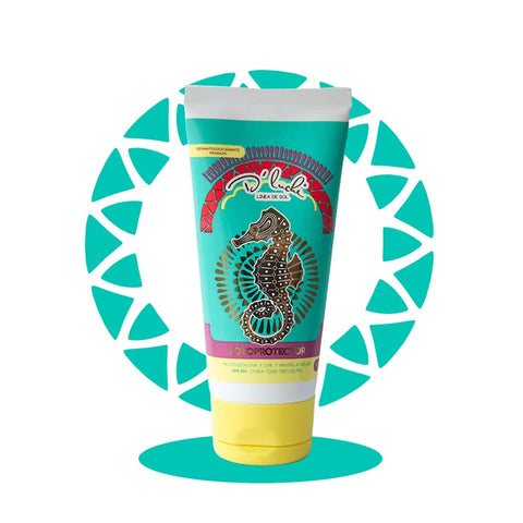 D'Luchi Sunscreen SPF 50 with Chia Oil, Water Resistant, Broad Spectrum, UVA/UVB Sun Protection, Dermatologist Tested, Sensitive Skin - 2.02 Oz / 60 ml