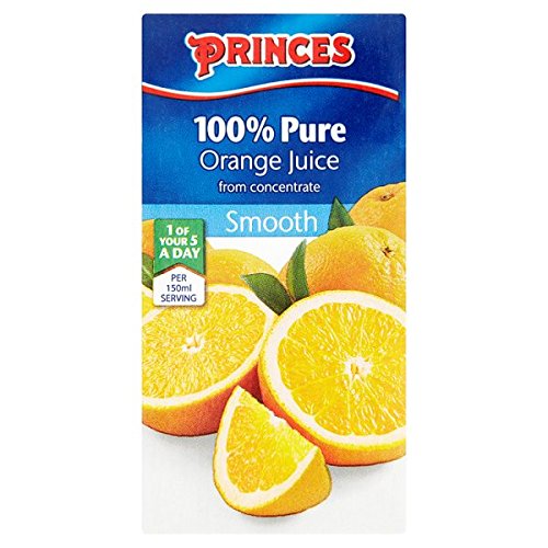 ( 27 Pack ) Princes 100% Pure Orange Juice from Concentrate Smooth 200ml
