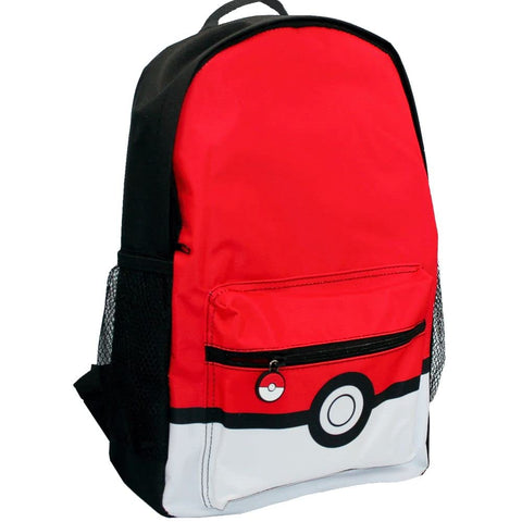 Backpack Set to Choose From | Pokeball Motif | Pokemon | Childrens Bag, Backpack Set: Backpack, black