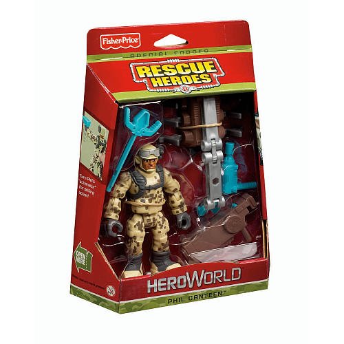 Fisher-Price Rescue Heroes Special Force Action Figure - Phil Canteen
