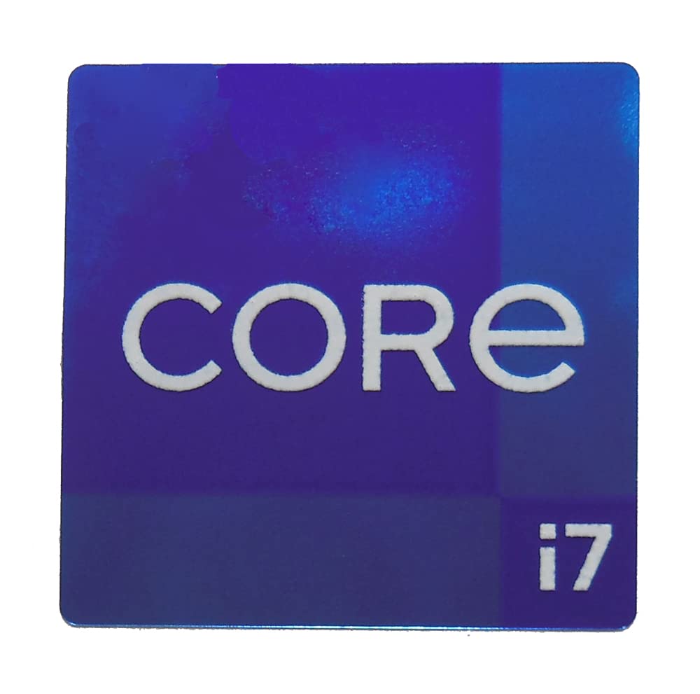 VATH Sticker Compatible with Intel Core i7 Sticker 18 x 18mm / 11/16" x 11/16" [1094]
