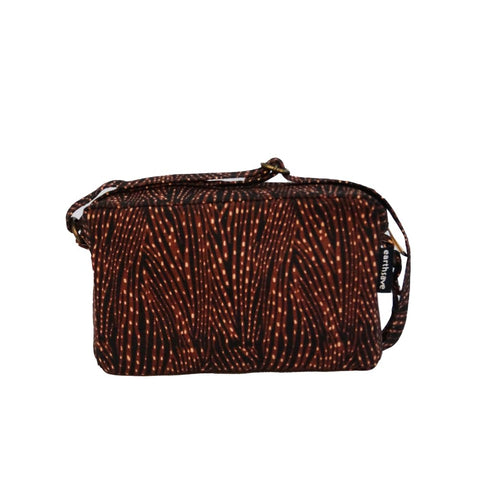 earthsave Cotton Premium Sling Bag - Road Brown | Sling Bag for Women with Adjustable strap | Cross Body Bag for woman