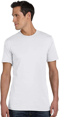 Bella+Canvas Unisex Jersey Short Sleeve Tee, Solid Wht Blend, X-Large